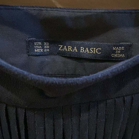 Zara black fringe skirt - Picture 5 of 5